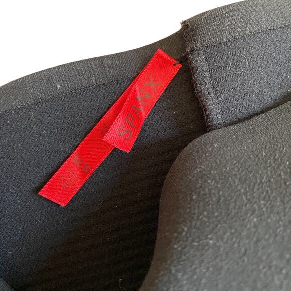 SPANX Ponte Knit Shaping Leggings Black Wide Waistband Women’s S - Picture 6 of 6